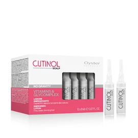 CUTINOL SCALP NO GRAVITY LOTION 12 x 8ml - Vitamins & Glycomplex- hajhullás elleni szérum elvékonyodott, gyenge és ritkuló hajra