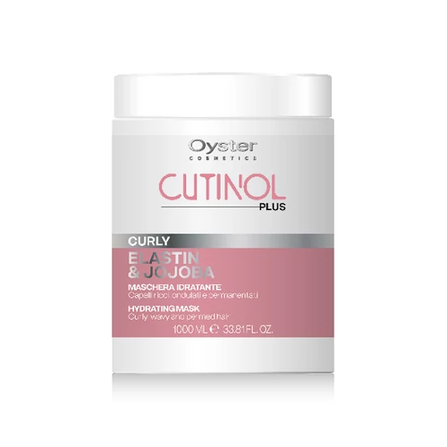 CUTINOL PLUS CURLY MASK - Elasztin & Jojoba - hidratáló maszk göndör hajra 1000ml