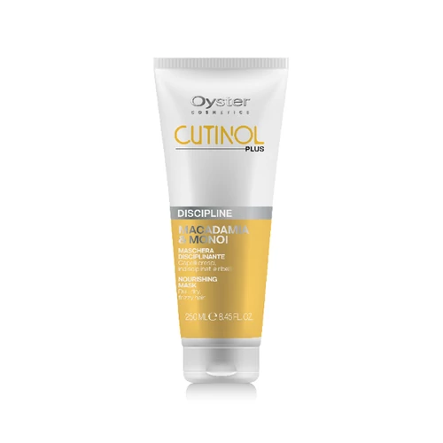 CUTINOL PLUS DISCIPLINE MASK - Makadámia & Monoi olaj - fegyelmező maszk egyenes hajra 250ml