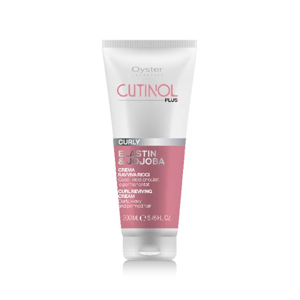 CUTINOL PLUS CURLY CREAM - Elasztin & Jojoba - göndörség frissítő krém 200ml