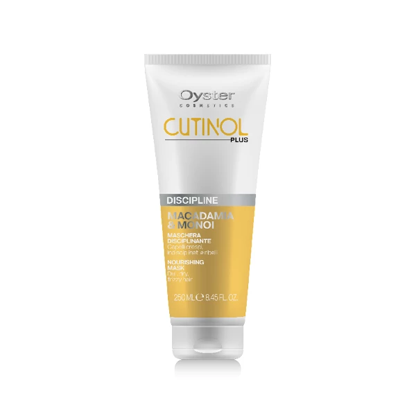 CUTINOL PLUS DISCIPLINE MASK - Makadámia & Monoi olaj - fegyelmező maszk egyenes hajra 250ml