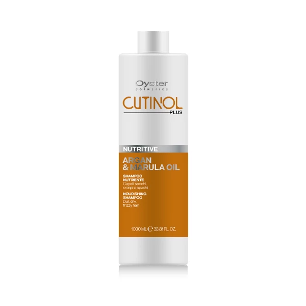 CUTINOL PLUS NUTRITIVE SHAMPOO - Argan & Marula oil - tápláló sampon száraz, fénytelen hajra 1000ml