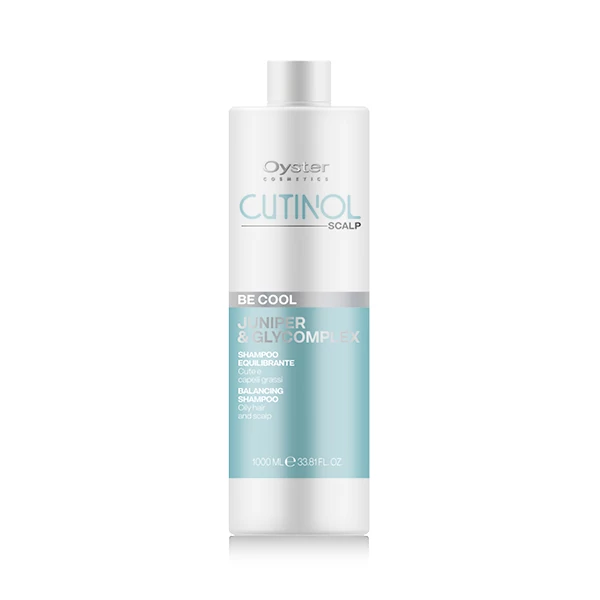 CUTINOL SCALP BE COOL SHAMPOO - Glycomplex, Tiolizin & boróka - sampon zsíros fejbőrre és hajra 1000ml